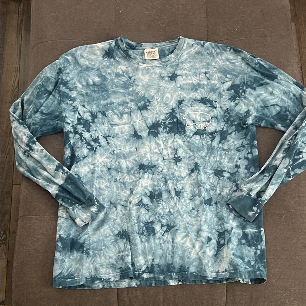 Ivory Ella long sleeve tie dye shirt